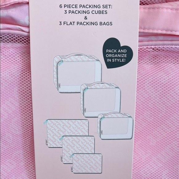 Juicy Couture | Pink Packing Cubes & Packing Bag Set (6 piece) - Picture 3 of 11